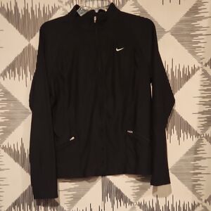 Nike Black Full-Zip Womens Lg